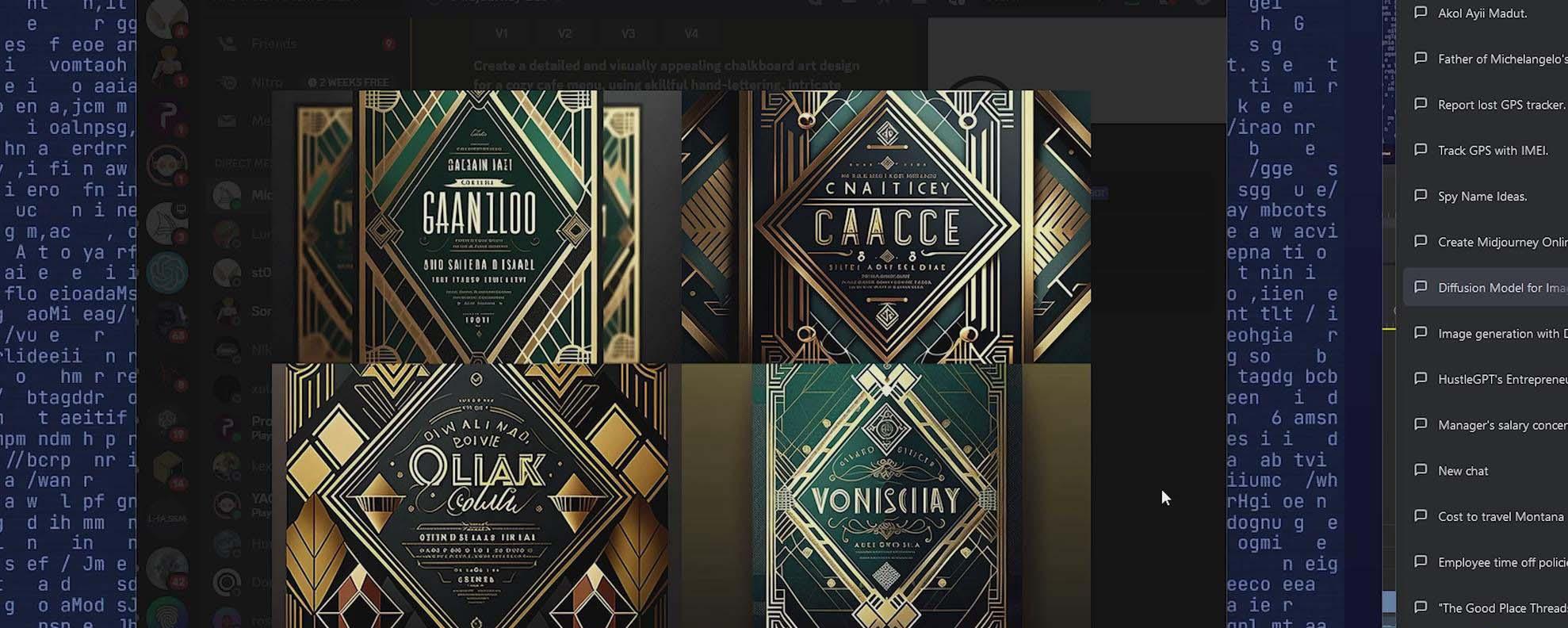 Midjourney及ChatGPT 4人工智能生成艺术图像综合指南-9节课-中英字幕-千优网创