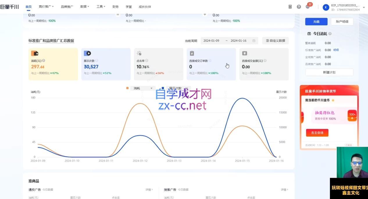 鑫哥·2024零基础短视频带货实操营-千优网创