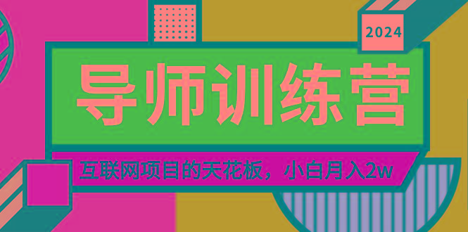 《导师训练营》精准粉丝引流的天花板,小白月入2w-千优网创