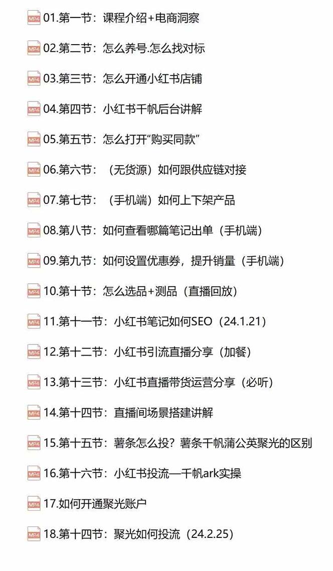 小红书快速赚钱电商特训营：用简单方式通过小红书快速变现！-千优网创