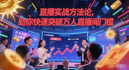 直播实战方法论,助你快速突破万人直播间门槛-千优网创