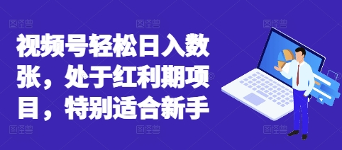 视频号轻松日入数张，处于红利期项目，特别适合新手-千优网创