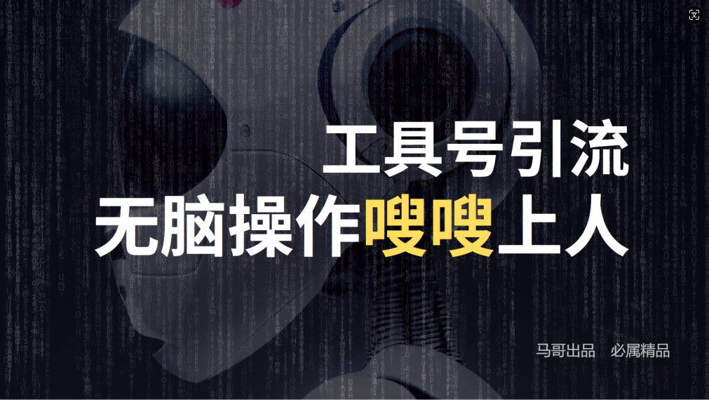 24年抖音最新工具号日引流300+创业粉，日入5000+-千优网创